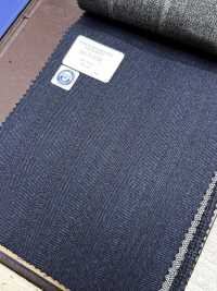 56CN5236 CANONICO(카노니코) RWS 트래디셔널 워스티드 21 네이비 블루 섀도우 스트라이프[원단] CANONICO 추가 이미지