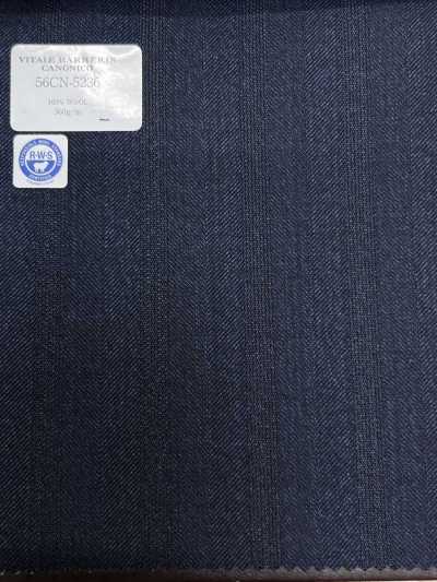 56CN5236 CANONICO(카노니코) RWS 트래디셔널 워스티드 21 네이비 블루 섀도우 스트라이프