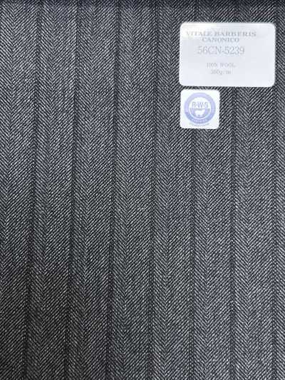 56CN5239 CANONICO(카노니코) RWS TRADITIONAL WORSTED 21 회색/브라운 스트라이프