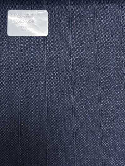 56CN5240 CANONICO(카노니코) TRADITIONAL WORSTED 21 진한 남색 섀도 스트라이프