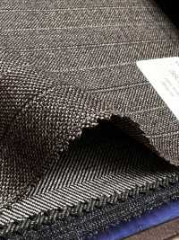 56CN5241 카노니코 TRADITIONAL WORSTED 21. 브라운 섀도 스트라이프[원단] CANONICO 추가 이미지