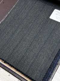 56CN5243 CANONICO(카노니코) TRADITIONAL WORSTED 21 그린/네이비 블루 스트라이프[원단] CANONICO 추가 이미지