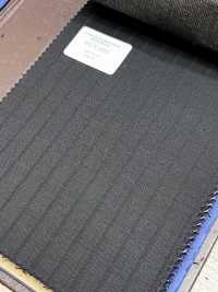 56CN5252 CANONICO(카노니코) PRUNELLE 블랙 섀도 스트라이프[원단] CANONICO 추가 이미지