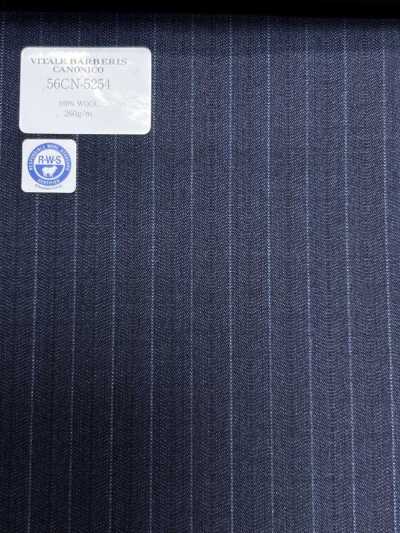 56CN5254 CANONICO(카노니코) RWS 21 PRUNELLE 네이비 블루 스트라이프