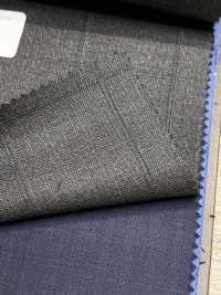 56CN5262 CANONICO(카노니코) PERENNIAL-CLASSICS 브라운 섀도 스트라이프[원단] CANONICO 추가 이미지