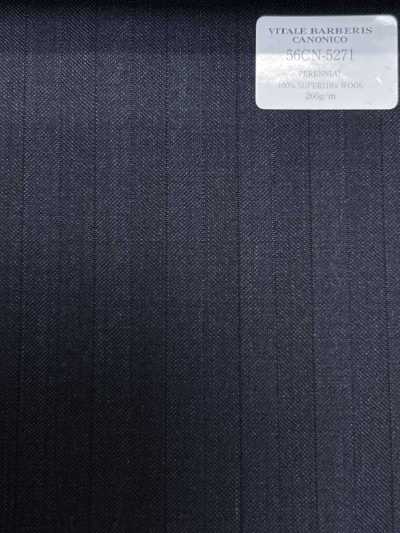 56CN5271 CANONICO(카노니코) PERENNIAL-CLASSICS 진한 남색 스트라이프