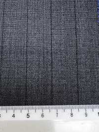56CN5273 CANONICO(가노니코) PERENNIAL-CLASSICS 그레이 스트라이프[원단] CANONICO 추가 이미지