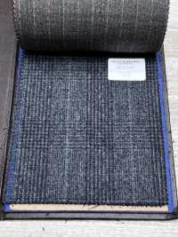 56CN5282 CANONICO(카노니코) 오리지널 울 플란넬 그레이/그린 글렌체크[원단] CANONICO 추가 이미지