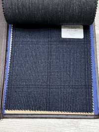 56CN5289 CANONICO(카노니코) 밀드 트로피컬 네이비 블루 글렌 체크[원단] CANONICO 추가 이미지