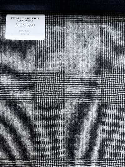 56CN5290 CANONICO 밀드 트로피컬 브라운 글렌 체크