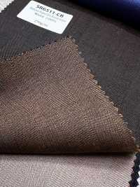 SR6511-CB 스테디 설러 국산 Premium Super120' 단사 Stretch Solaro 차콜 코듀로이 브라운 무지 오묘한 광택색[원단] 호소이 쇼지 주식회사 추가 이미지
