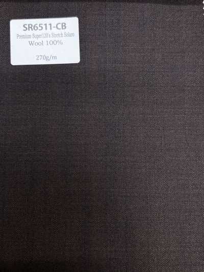 SR6511-CB 스테디 설러 국산 Premium Super120' 단사 Stretch Solaro 차콜 코듀로이 브라운 무지 오묘한 광택색