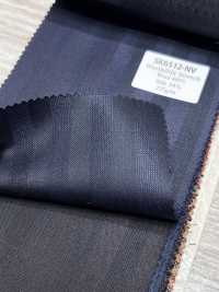 SK6512-NV 국산 실크울 스트레치 네이비 블루 스트라이프[원단] 호소이 쇼지 주식회사 추가 이미지