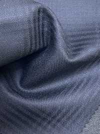 PR6531-NV 스테디 설러 국산 Premium Super120' 단사 스트레치 스트라이프 네이비 블루[원단] 호소이 쇼지 주식회사 추가 이미지