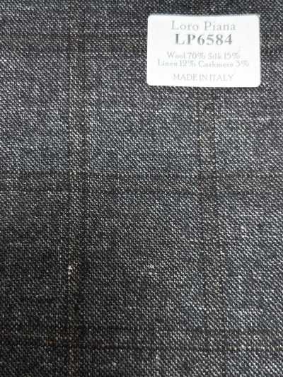 LP6584 Loro Piana 그레이 체크