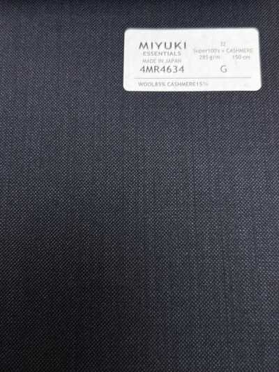 4MR4634 26AW Super100's × CASHIMERE 네이비 무지
