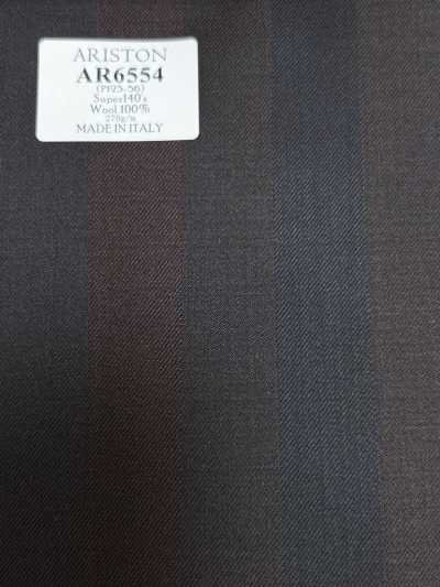 AR6554 ARISTON Super140's 브라운 스트라이프