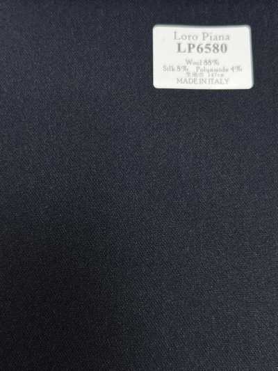 LP6580 Loro Piana 네이비 블루 무지