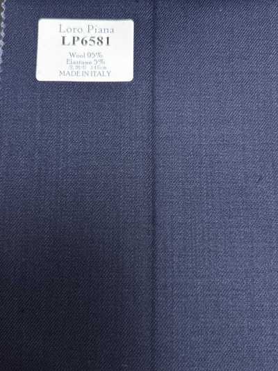 LP6581 Loro Piana 네이비 블루 무지