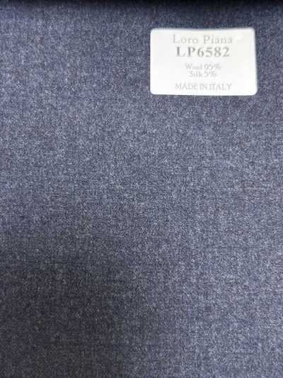 LP6582 Loro Piana 네이비 블루 무지