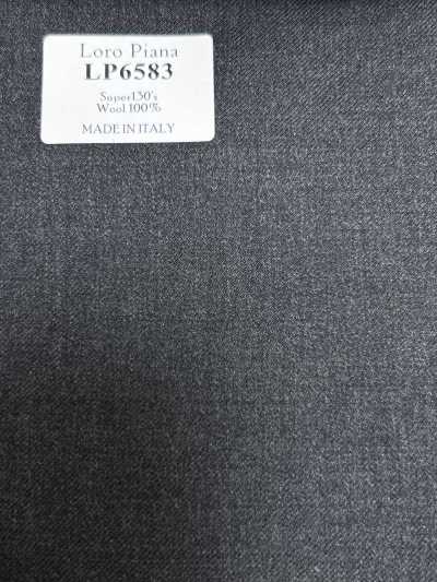 LP6583 Loro Piana Super130's 그레이 무지