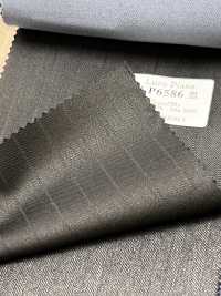 LP6586 Loro Piana Super130's 검정 스트라이프[원단] 호소이 쇼지 주식회사 추가 이미지