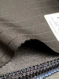 LP6586 Loro Piana Super130's 검정 스트라이프[원단] 호소이 쇼지 주식회사 추가 이미지