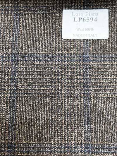 LP6594 Loro Piana 브라운 체크