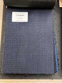 LP6603 Loro Piana Super150's 네이비 블루 체크[원단] 호소이 쇼지 주식회사 추가 이미지