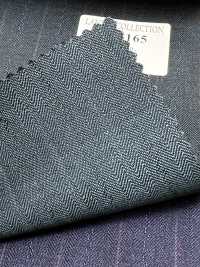 LV6165 LANVIN COLLECTION Super120's 블루그린 스트라이프[원단] 호소이 쇼지 주식회사 추가 이미지