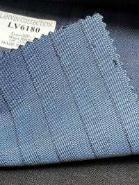 LV6180 LANVIN COLLECTION Super120's 블루 스트라이프[원단] 호소이 쇼지 주식회사 추가 이미지