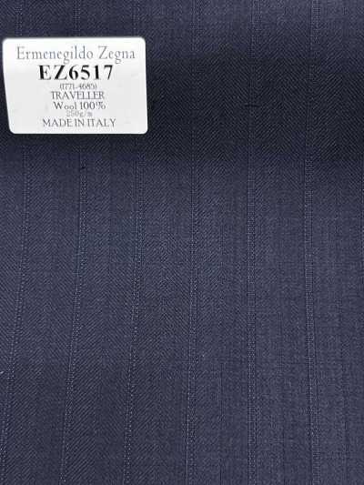 EZ6517 Ermenegildo Zegna TRAVELLER 네이비 블루 스트라이프