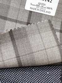 DM6142 DORMEUIL QUEEN Super100's 베이지×블랙 체크[원단] 호소이 쇼지 주식회사 추가 이미지