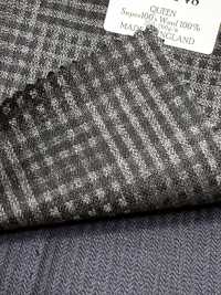 DM6148 DORMEUIL QUEEN Super100's 회색 체크[원단] 호소이 쇼지 주식회사 추가 이미지