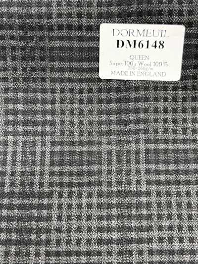 DM6148 DORMEUIL QUEEN Super100's 회색 체크