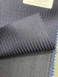 DM6150 DORMEUIL QUEEN Super100's 네이비 블루 스트라이프[원단] 호소이 쇼지 주식회사 추가 이미지