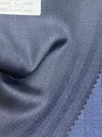 DM6151 DORMEUIL QUEEN Super100's 진한 남색 스트라이프[원단] 호소이 쇼지 주식회사 추가 이미지