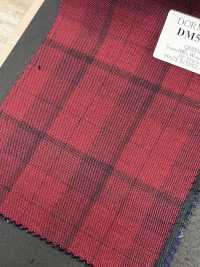 DM5137 DORMEUIL QUEEN Super100's 레드 체크[원단] 호소이 쇼지 주식회사 추가 이미지