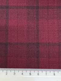 DM5137 DORMEUIL QUEEN Super100's 레드 체크[원단] 호소이 쇼지 주식회사 추가 이미지