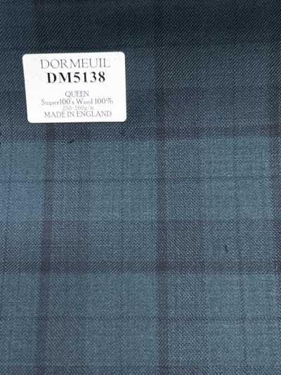 DM5138 DORMEUIL QUEEN Super100's 그린 체크