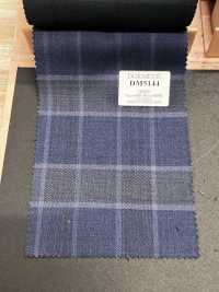 DM5144 DORMEUIL QUEEN Super100's 네이비 블루 체크[원단] 호소이 쇼지 주식회사 추가 이미지
