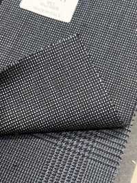 CR6611 CARNET 3PLY 네이비 블루 체크[원단] 호소이 쇼지 주식회사 추가 이미지