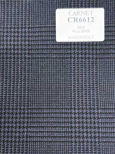 CR6612 CARNET 3플라이 네이비 블루 글렌 체크