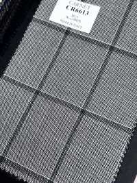 CR6613 CARNET 3PLY 라이트그레이 체크[원단] 호소이 쇼지 주식회사 추가 이미지