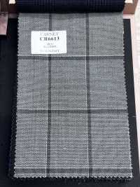 CR6613 CARNET 3PLY 라이트그레이 체크[원단] 호소이 쇼지 주식회사 추가 이미지