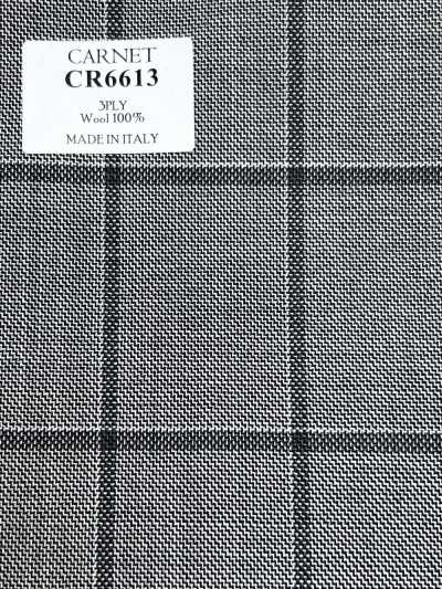 CR6613 CARNET 3PLY 라이트그레이 체크
