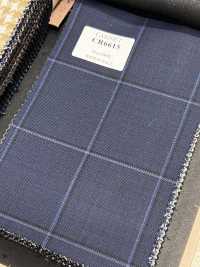 CR6615 CARNET 3PLY 네이비 블루 체크[원단] 호소이 쇼지 주식회사 추가 이미지