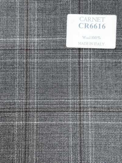 CR6616 CARNET 그레이×브라운 체크