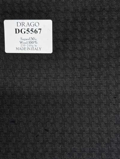 DG5567 DRAGO Super130's 짙은 남색 하운드투스 체크