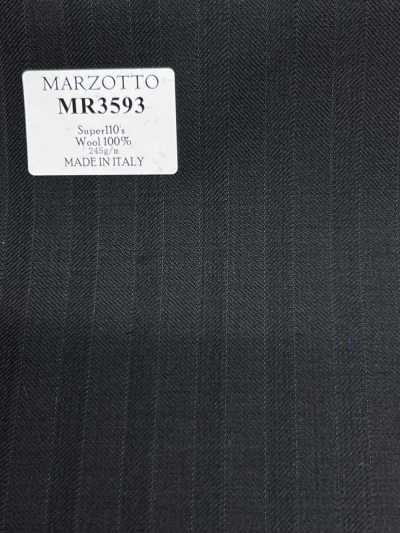 MR3593 MARZOTTO Super110's 검정 스트라이프